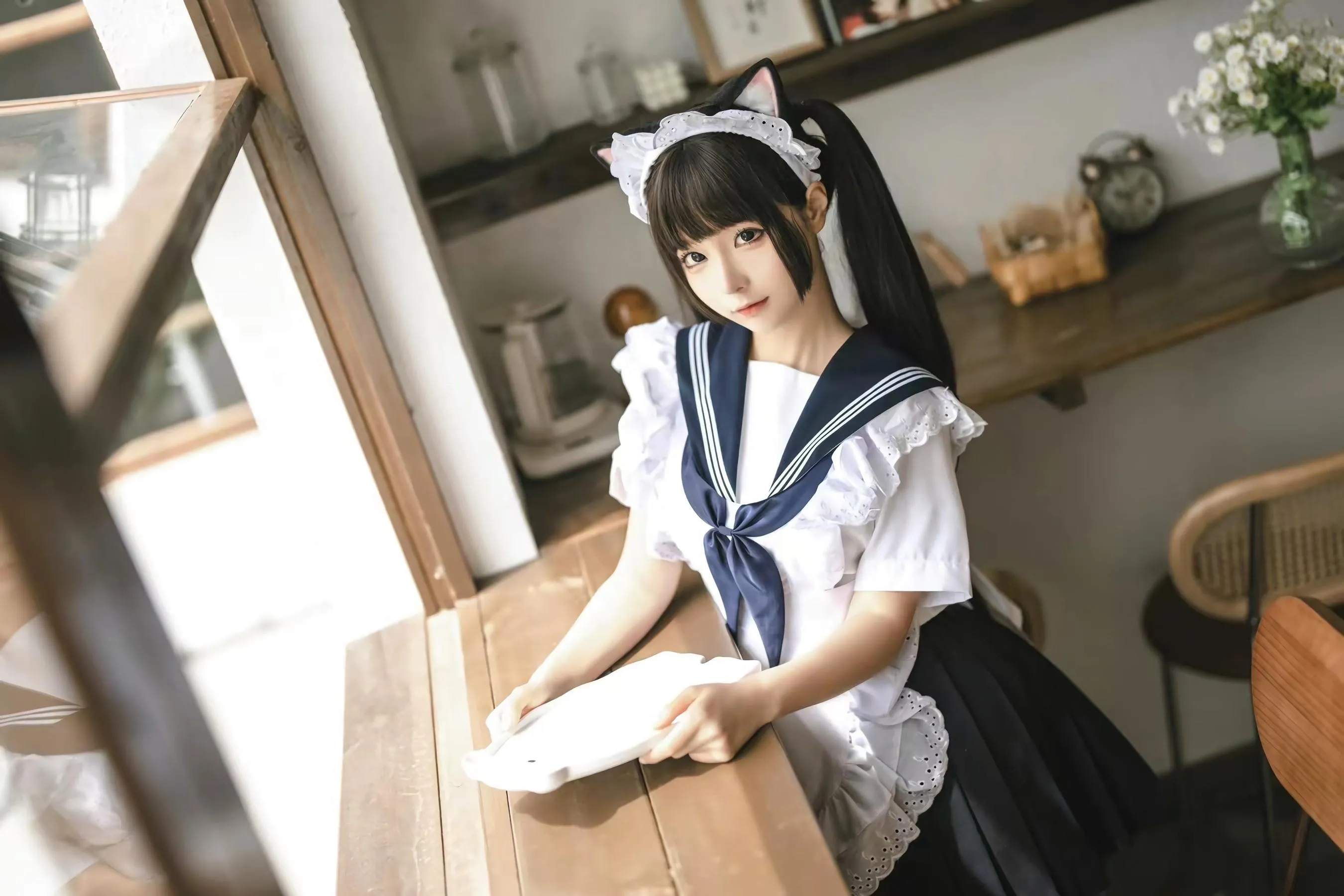 蠢沫沫 – NO.215 猫猫女仆 [24P]插图